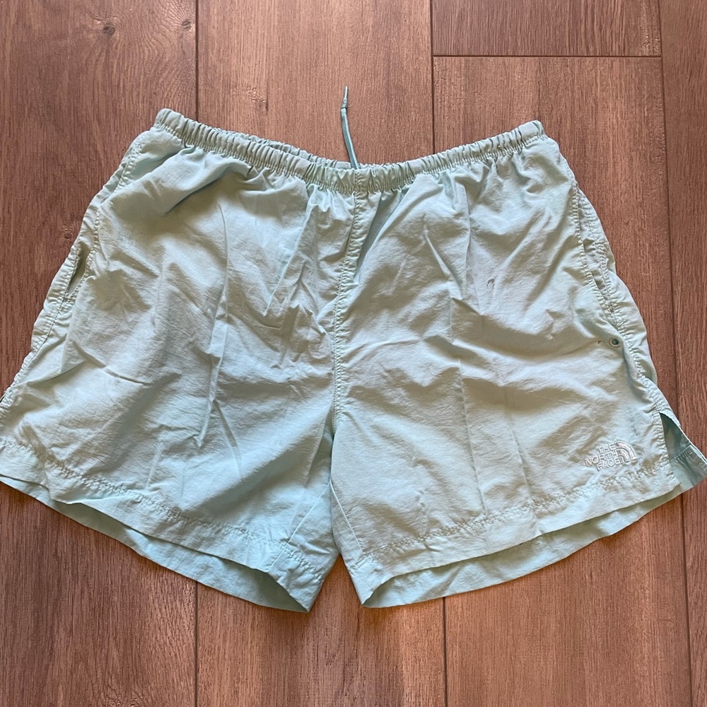 The North Face shorts, light blue with mesh lining